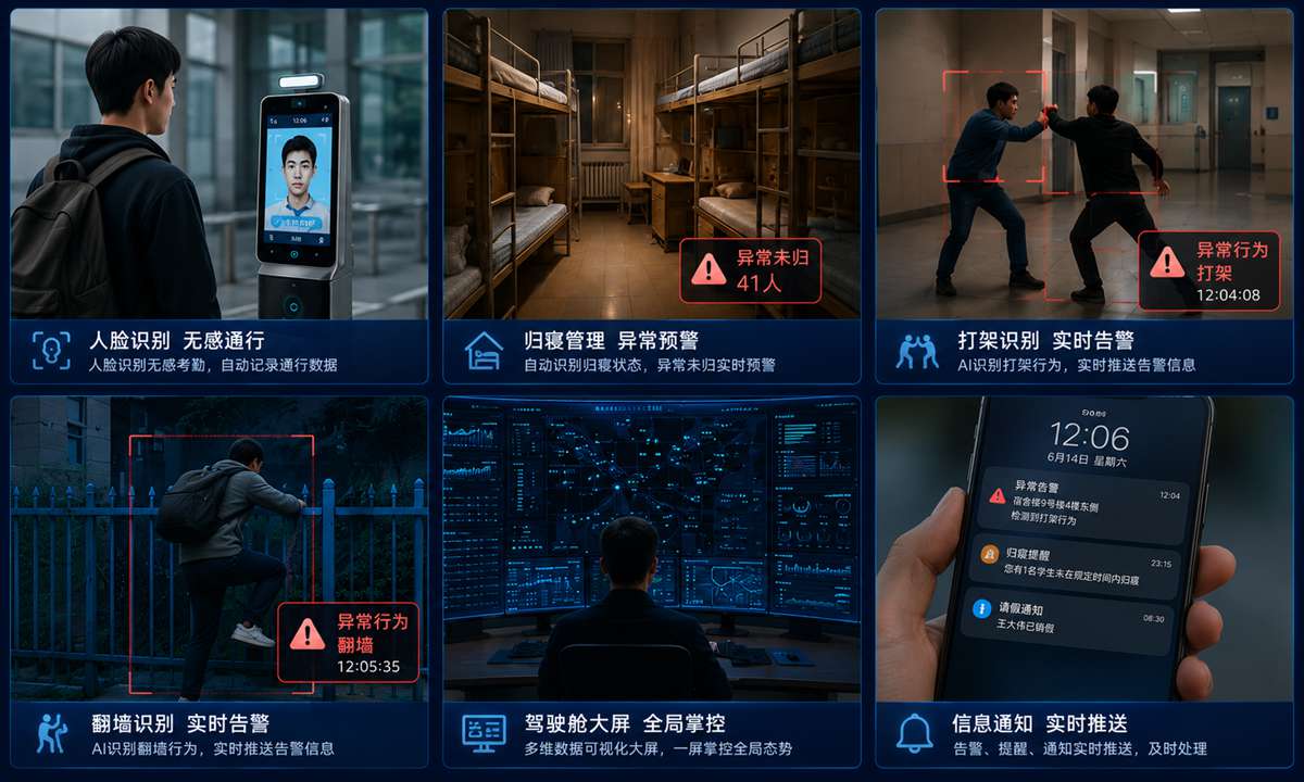 河图智慧校园全景大屏